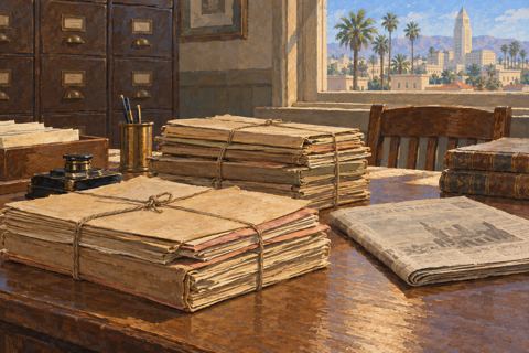 Interpretive illustration: A case in the archive