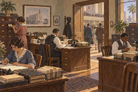 Interpretive illustration: The institution continues