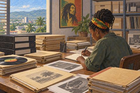 Interpretive illustration: An estate in the records