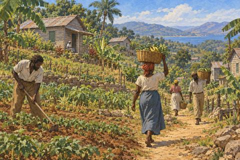 Interpretive illustration: A community's paths